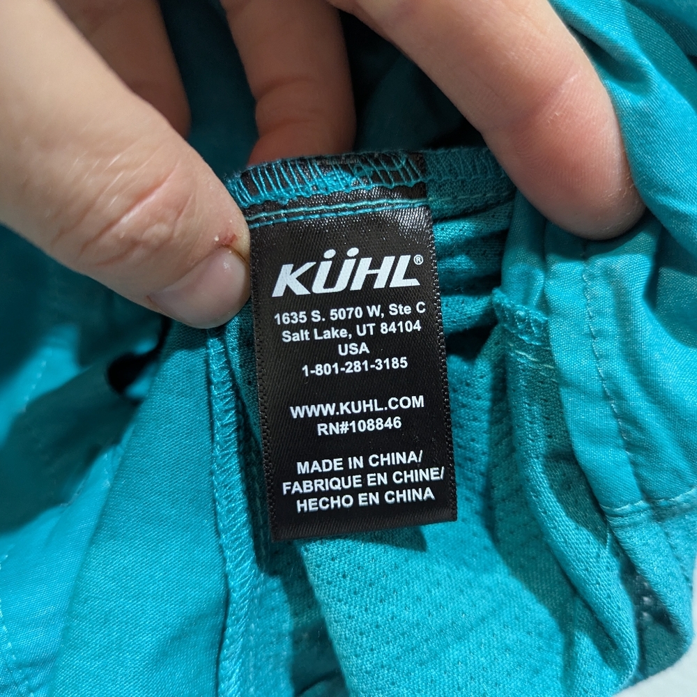 Kuhl Women's Teal Blue Button Up Collared Outerwear Shirt size Small - Picture 10 of 12